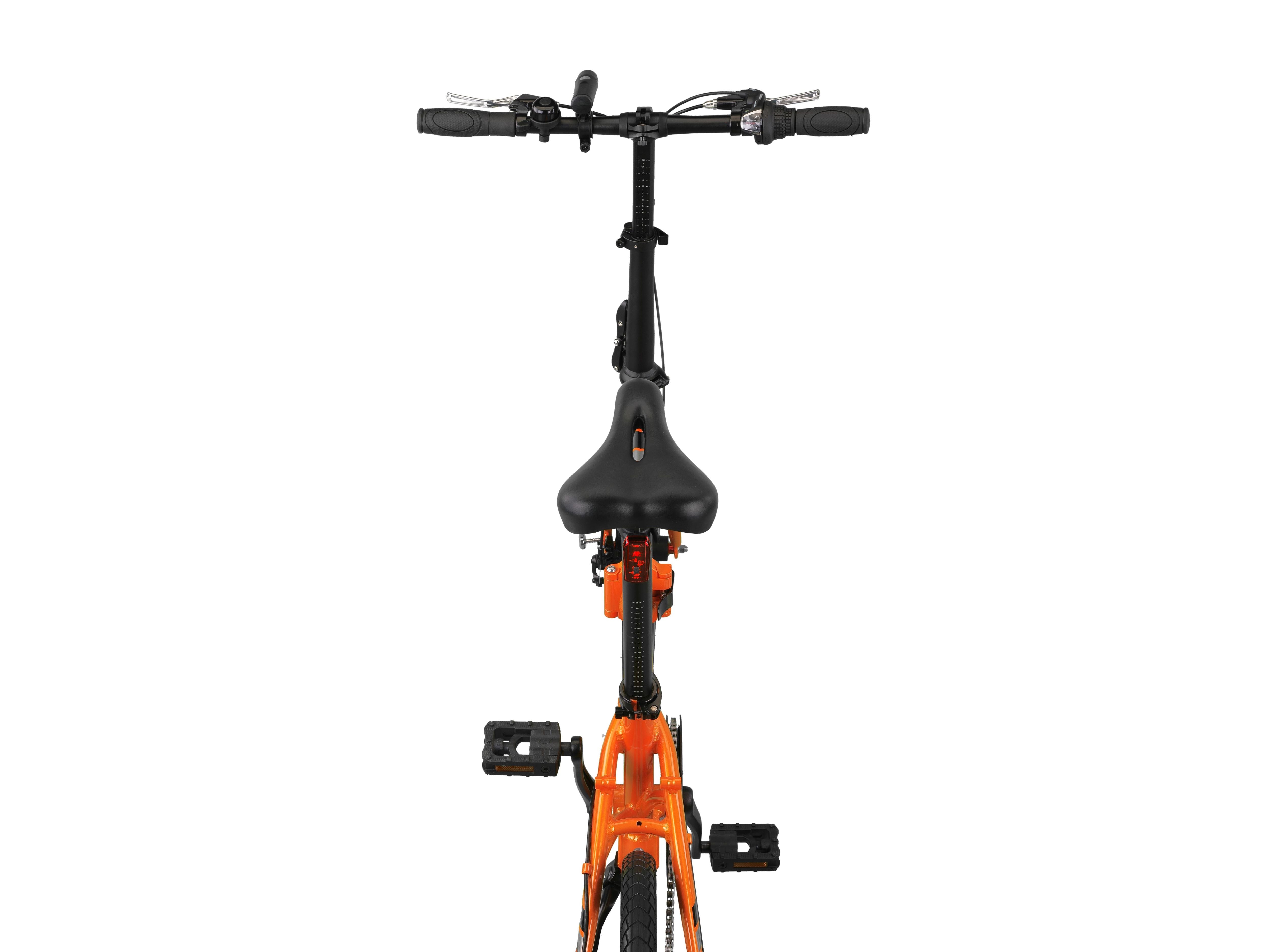 Folding bike orange hot sale