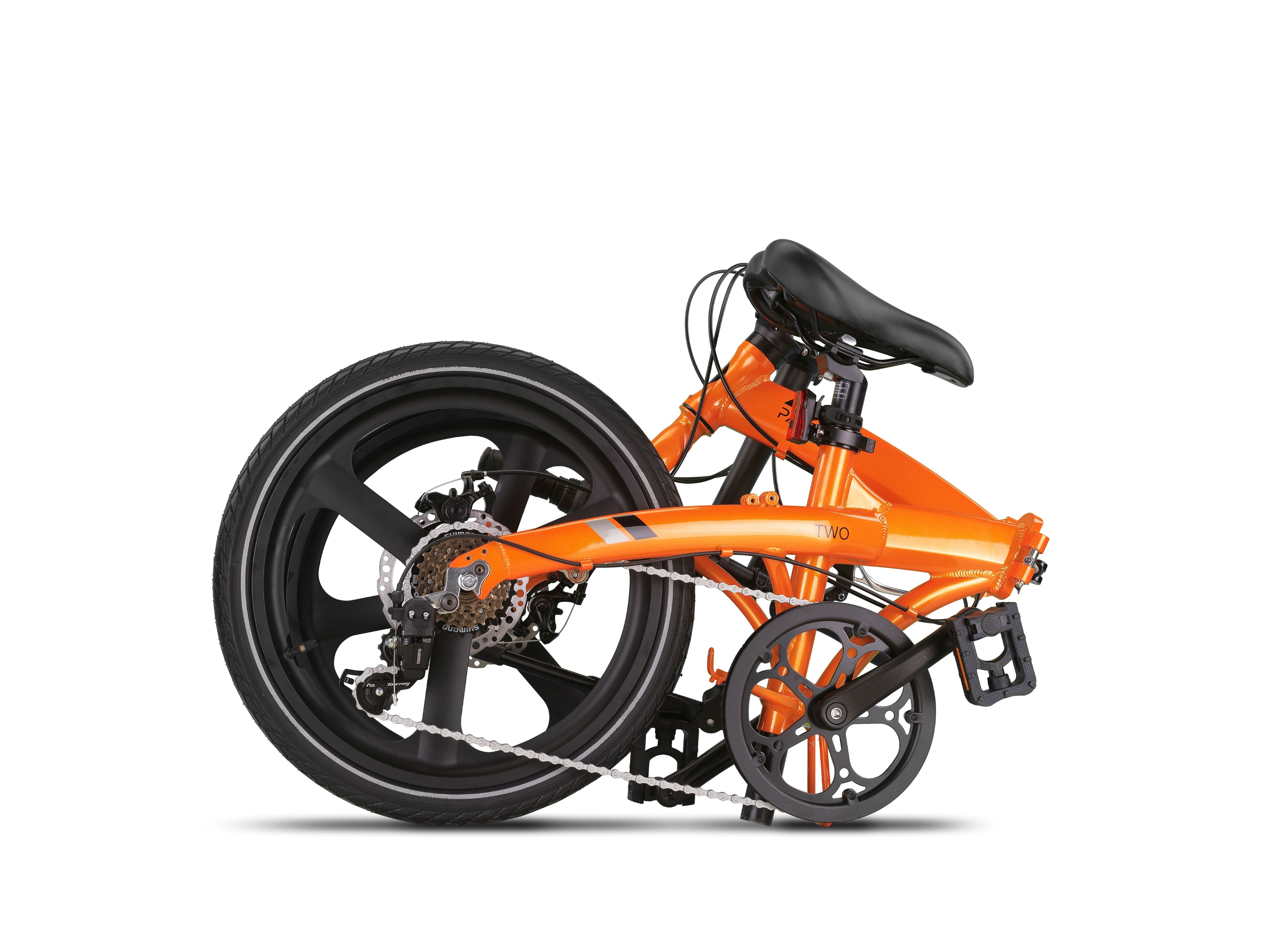 PACTO Two Folding Bike Orange Black