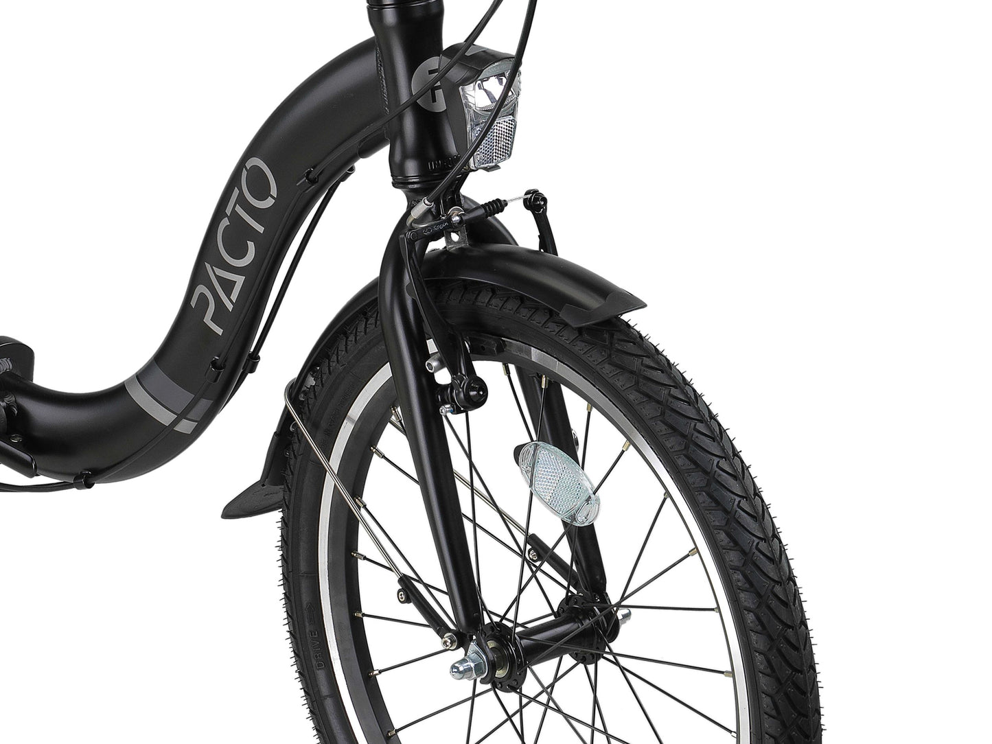 PACTO - Seven N7 - Folding Bike - Black/ Blue