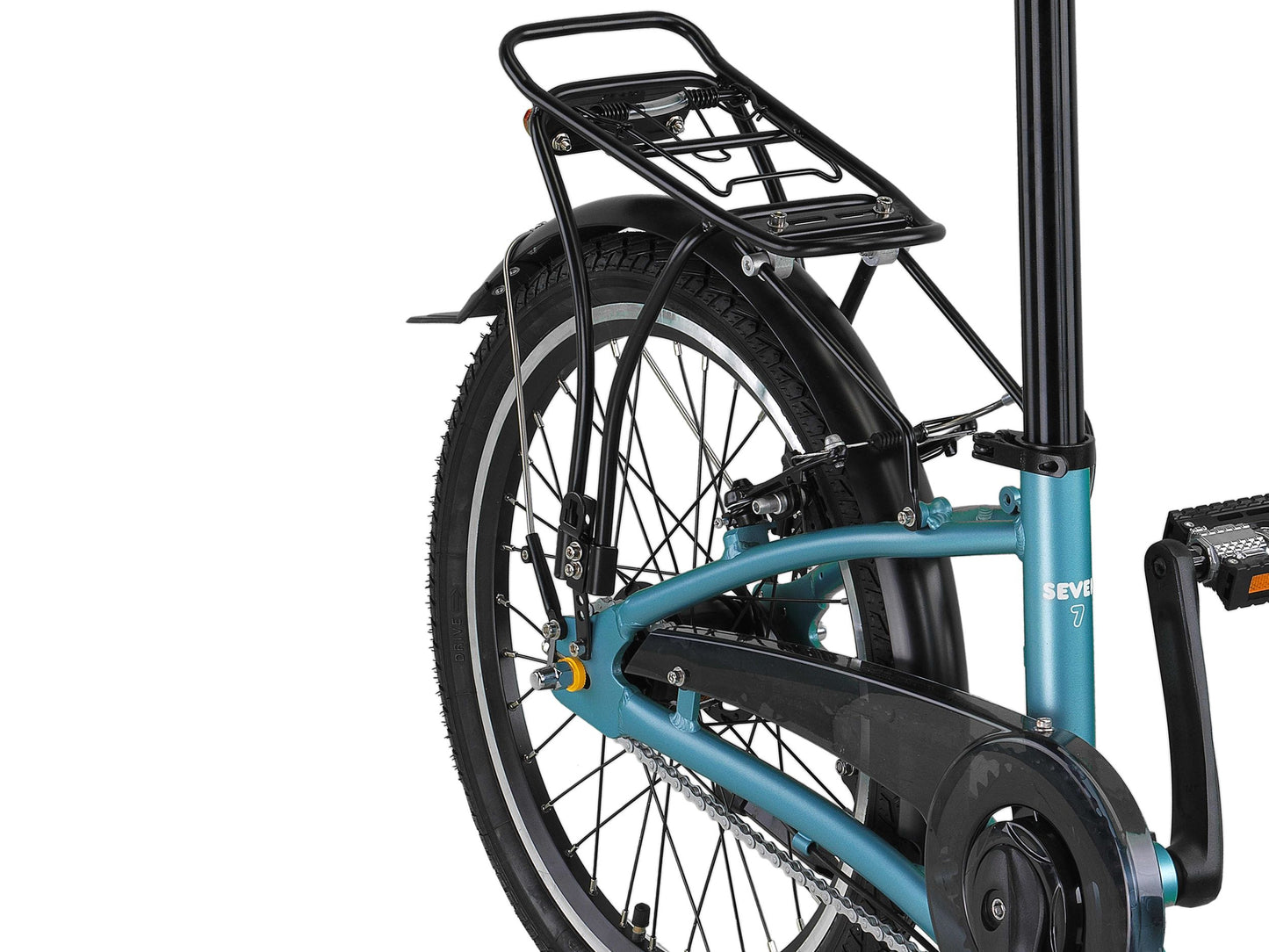 PACTO - Seven N7 - Folding Bike - Blue/ Black