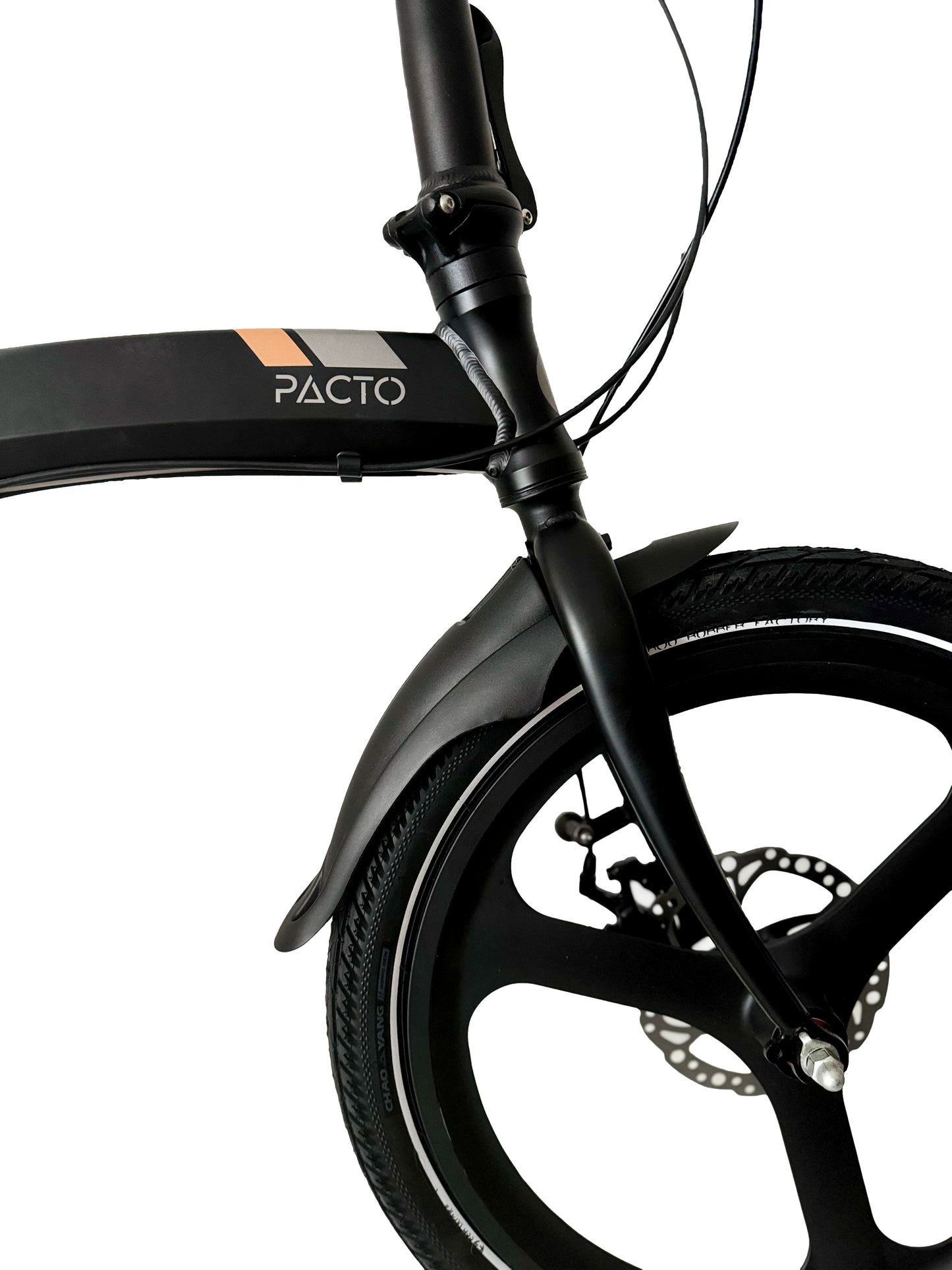 PACTO - Mudguard set - 20 inch - Folding bike - Black