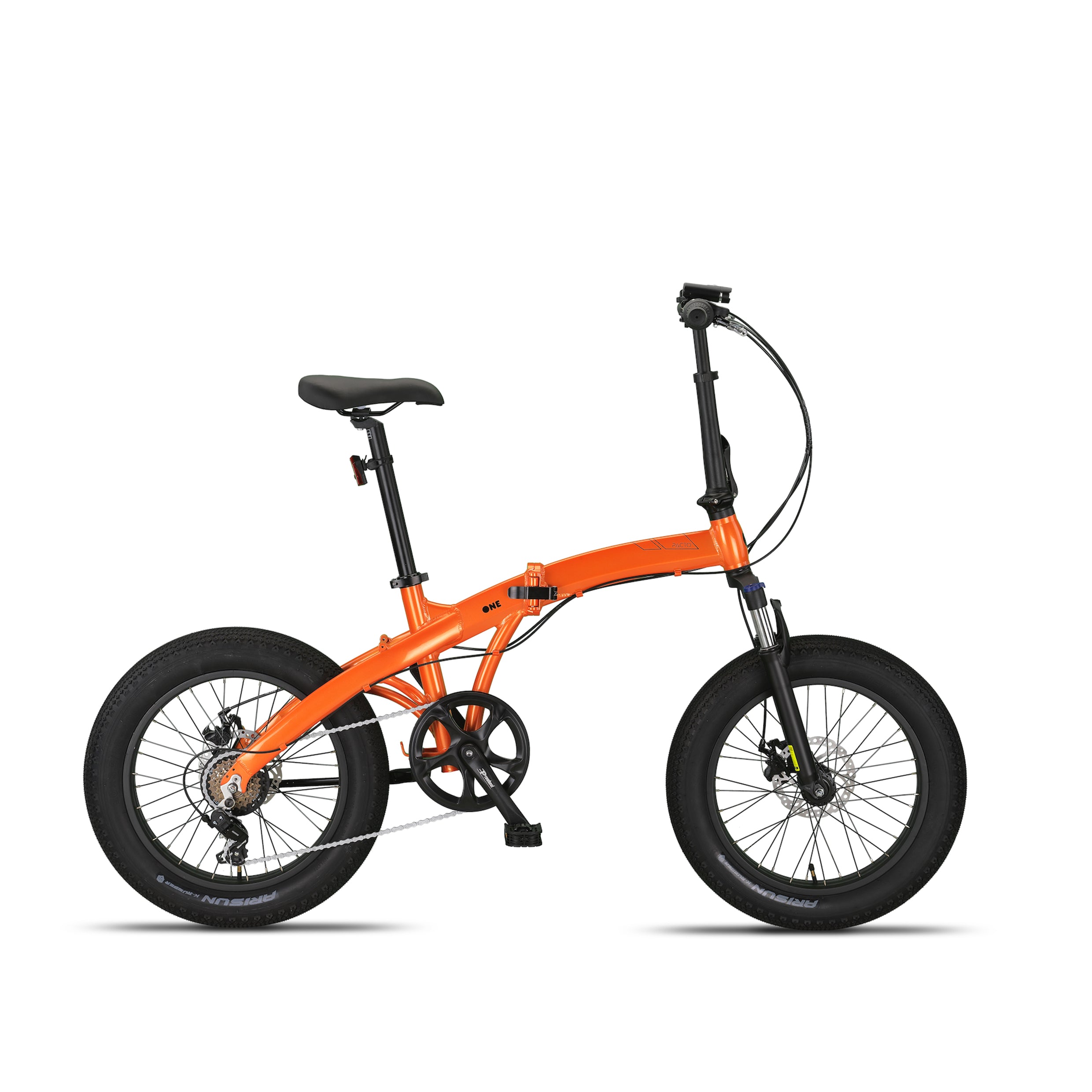 PACTO - One - Folding Fatbike - Orange/ Black