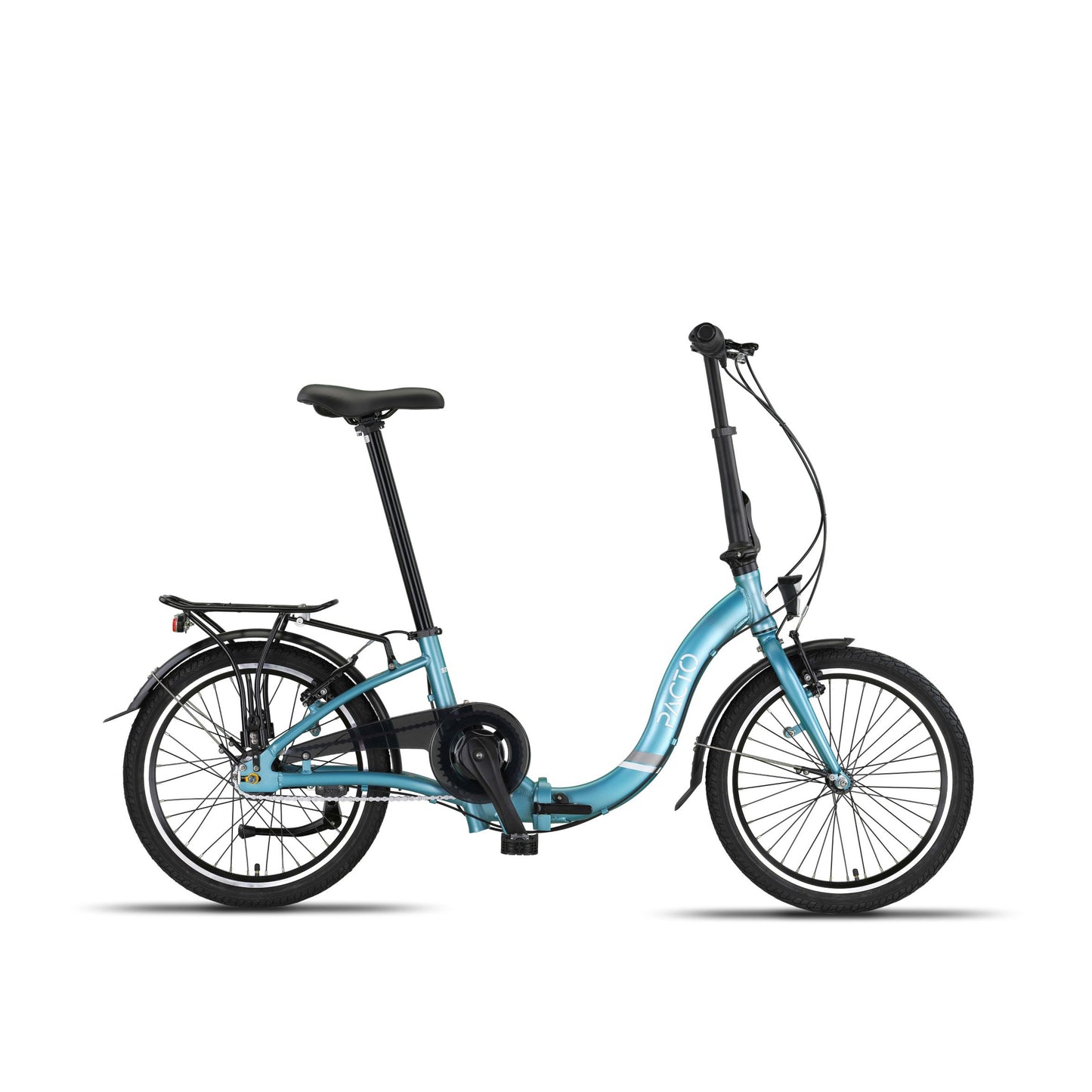 PACTO - Seven N7 - Folding Bike - Black/ Blue