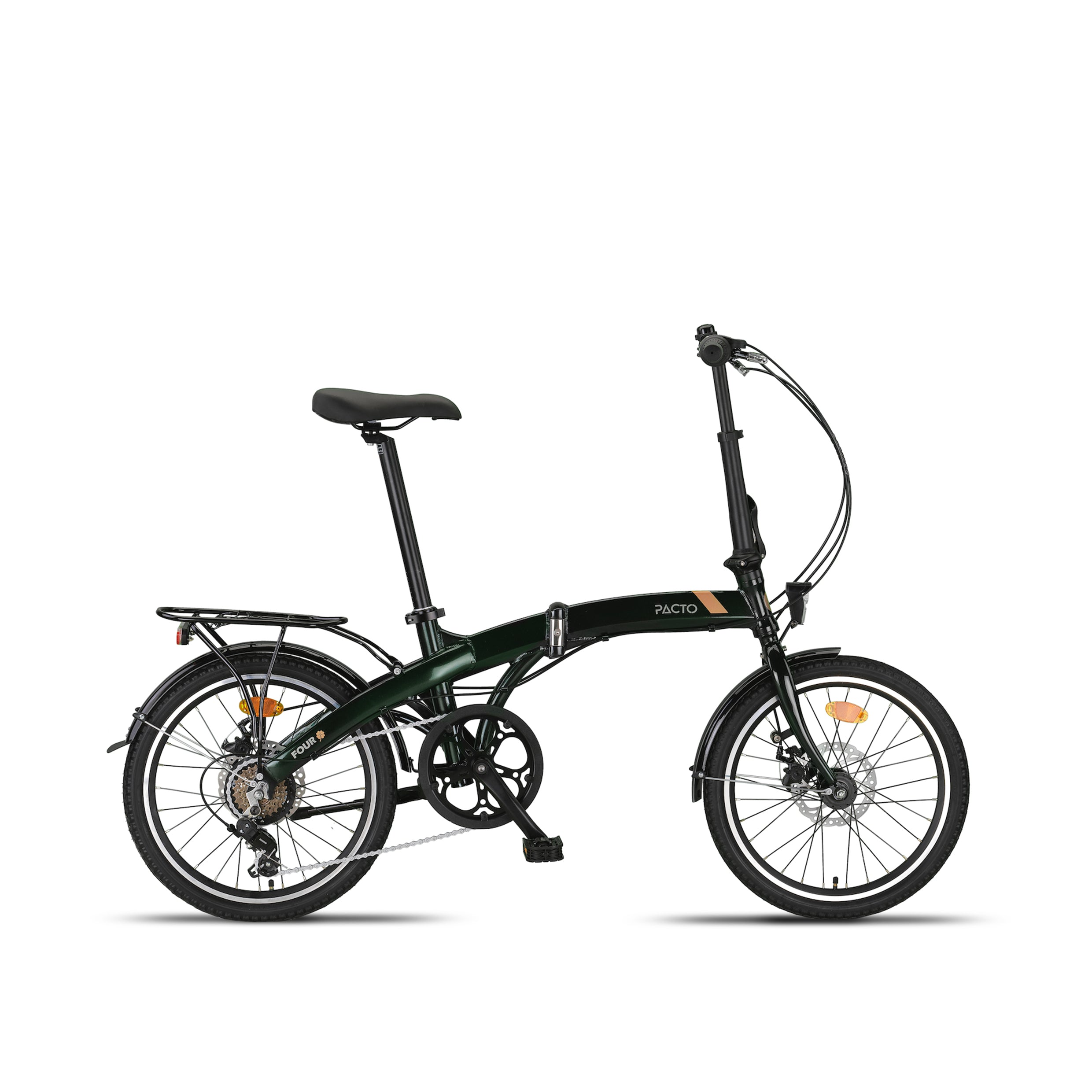 PACTO - Four S - Folding Bike - Green/ Black